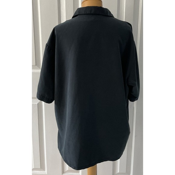 Bare Bones Guitar Day Of The Dead Skeletons Short Sleeve Button Down Shirt Lg￼🎸 - Picture 2 of 9